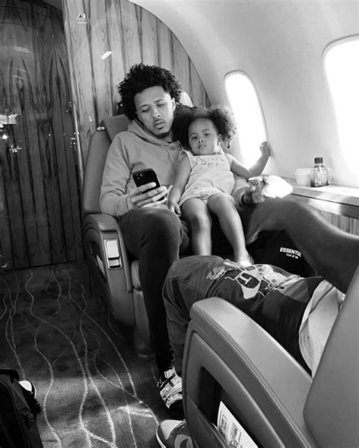 Cade Cunningham And His Daughter